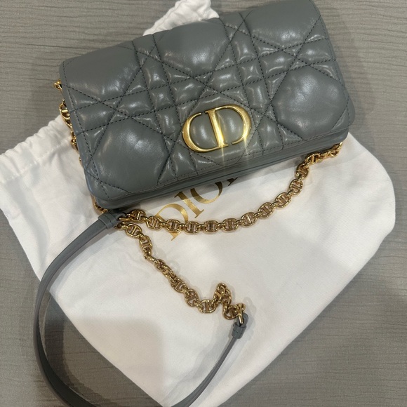 Dior Caro Macrocannage Mini Bag  NEW 100% authentic purchased in DIOR store - Picture 1 of 4